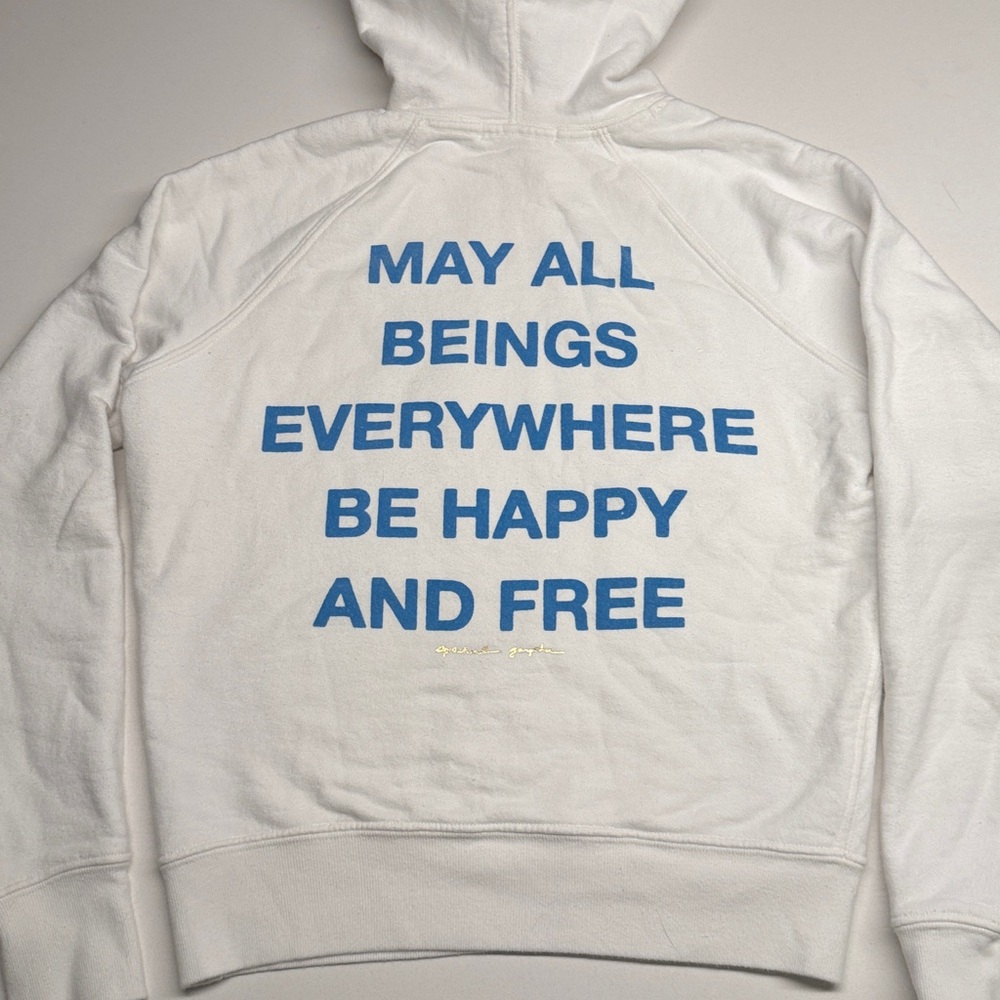 Spiritual Gangster May All Beings Everywhere Be Happy and Free Sweatshirt Sz XS